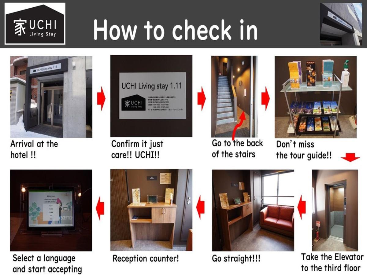 Uchi Living Stay Odori 11 Sapporo Ngoại thất bức ảnh